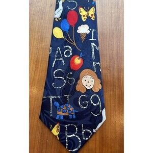 Steven Harris Necktie Alphabet Letters For Elementary Teachers And Dads  58 x 4